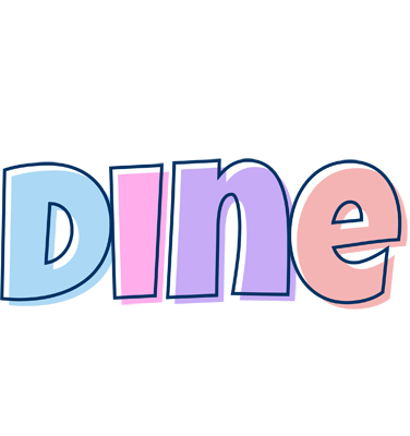 Dine pastel logo