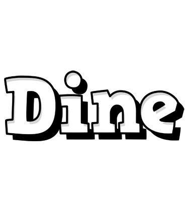 Dine snowing logo