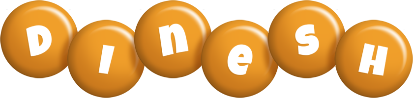 Dinesh candy-orange logo