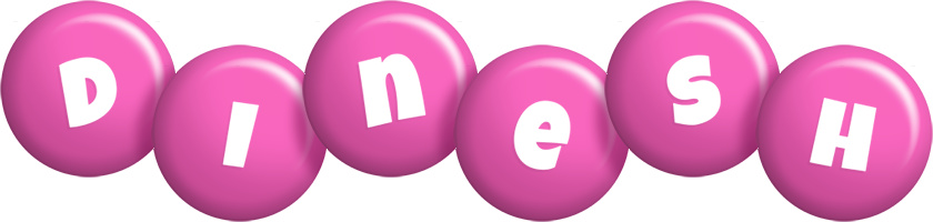 Dinesh candy-pink logo