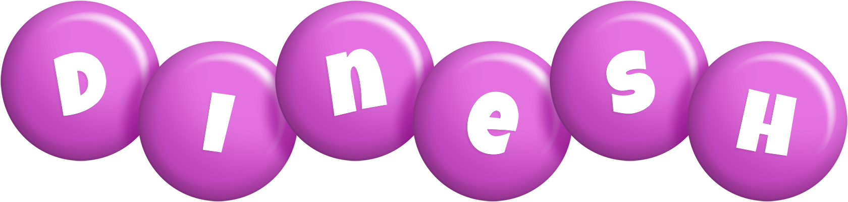 Dinesh candy-purple logo