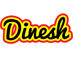 Dinesh flaming logo