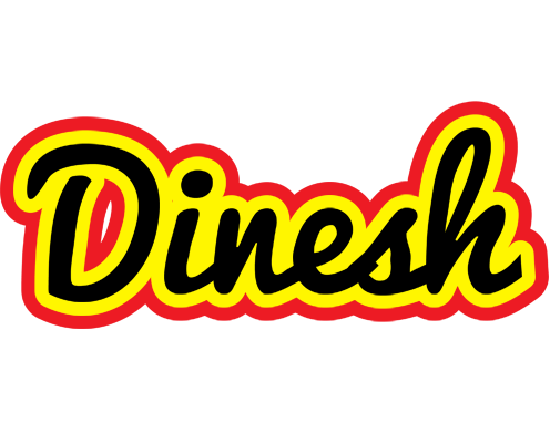Dinesh flaming logo