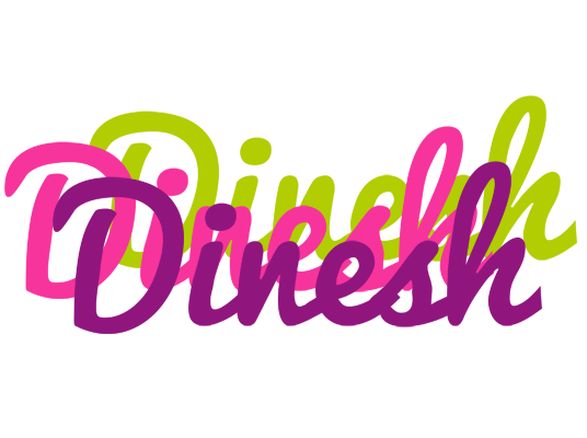 Dinesh flowers logo