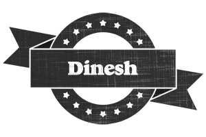 Dinesh grunge logo