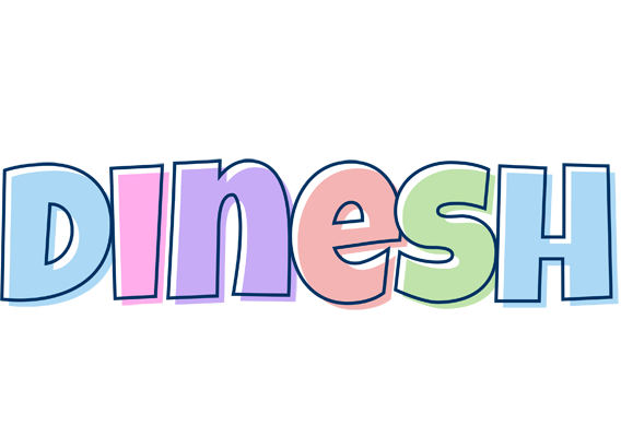 Dinesh pastel logo
