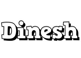 Dinesh snowing logo