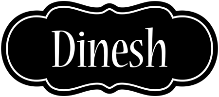 Dinesh welcome logo