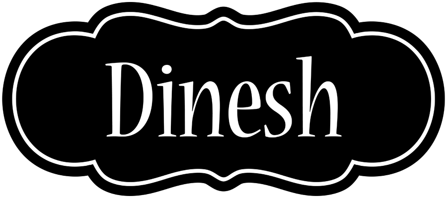 Dinesh welcome logo