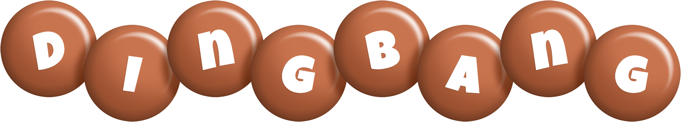 Dingbang candy-brown logo