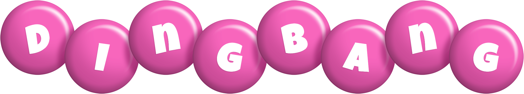 Dingbang candy-pink logo
