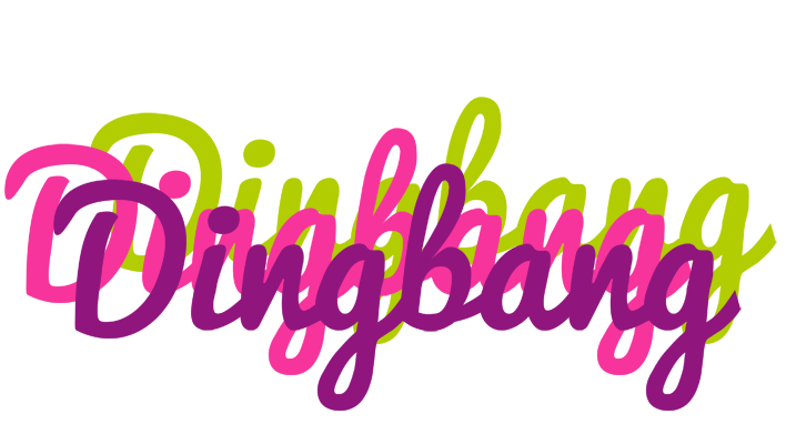 Dingbang flowers logo