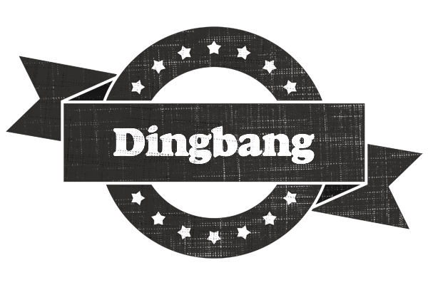 Dingbang grunge logo