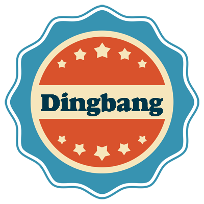 Dingbang labels logo