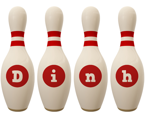 Dinh bowling-pin logo
