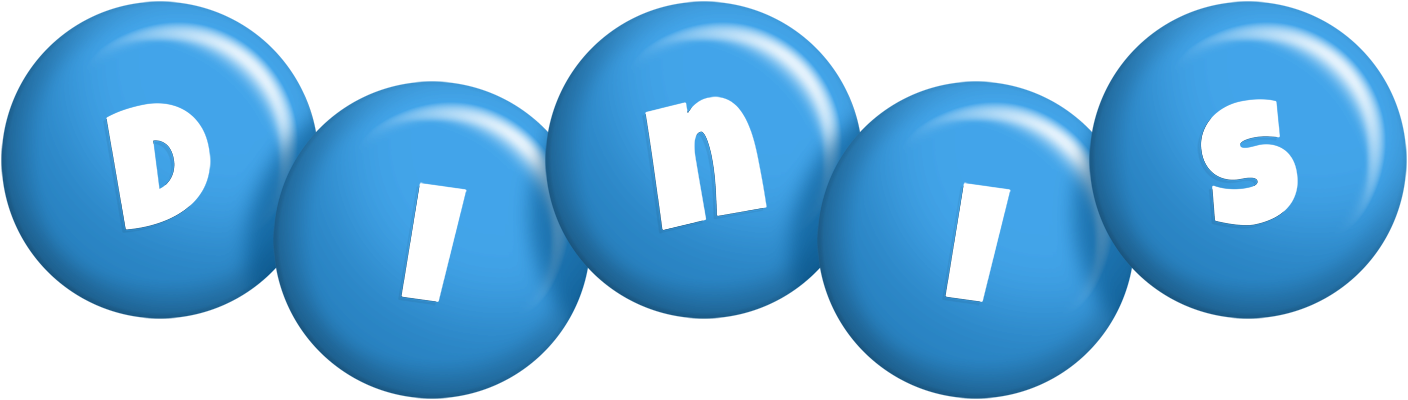 Dinis candy-blue logo