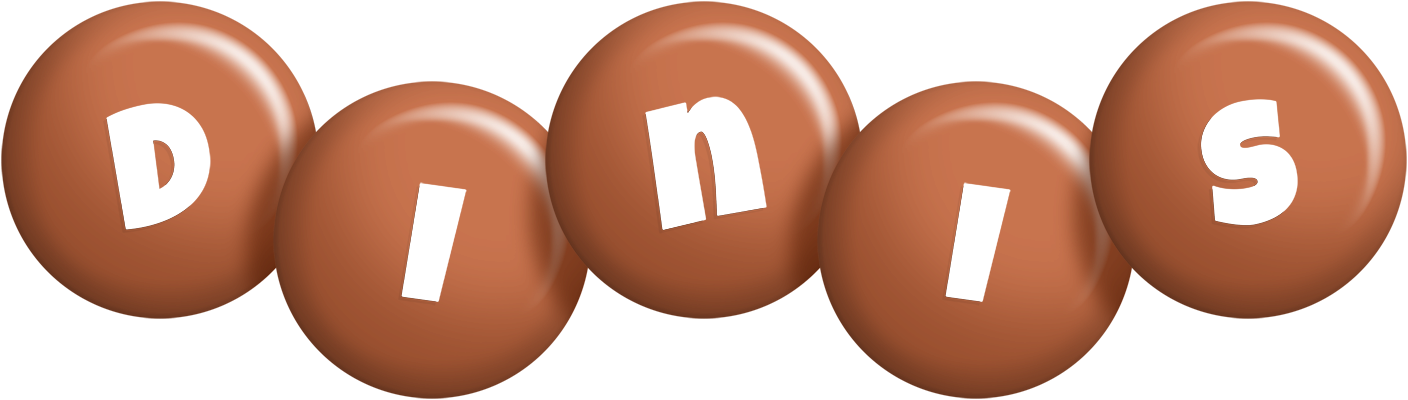 Dinis candy-brown logo