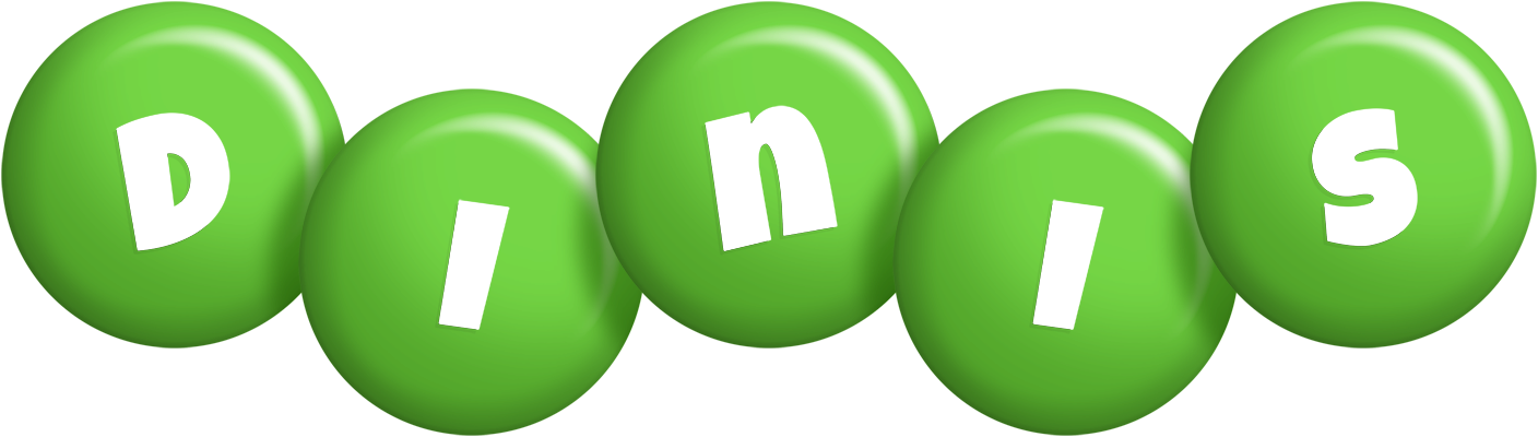 Dinis candy-green logo