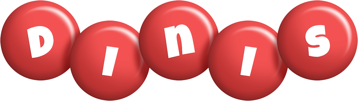 Dinis candy-red logo