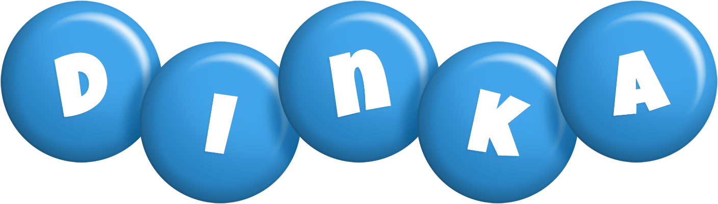 Dinka candy-blue logo