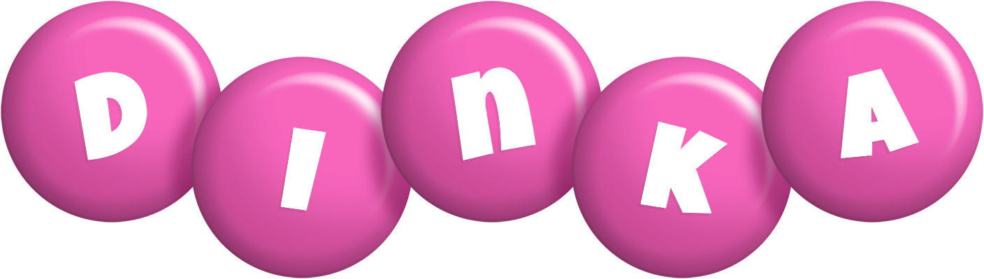 Dinka candy-pink logo