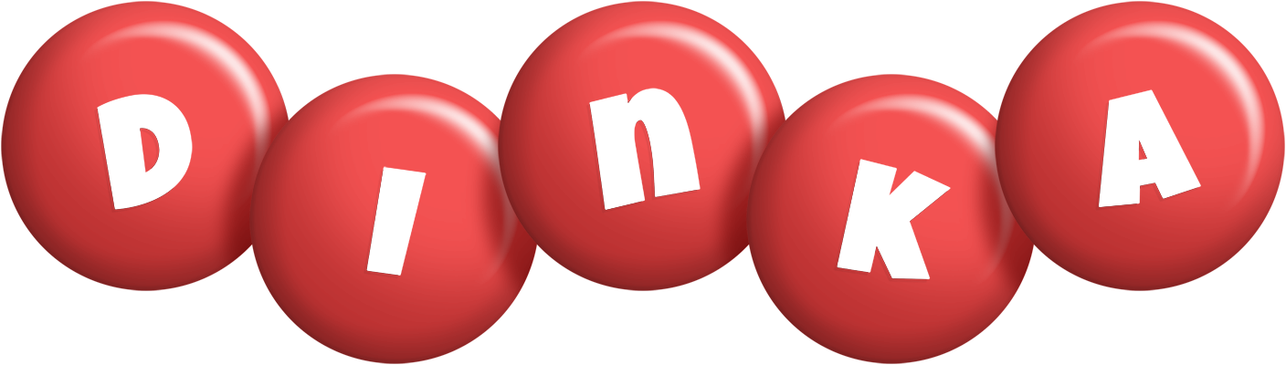 Dinka candy-red logo