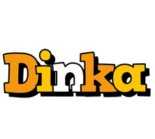 Dinka cartoon logo