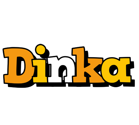 Dinka cartoon logo