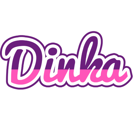 Dinka cheerful logo