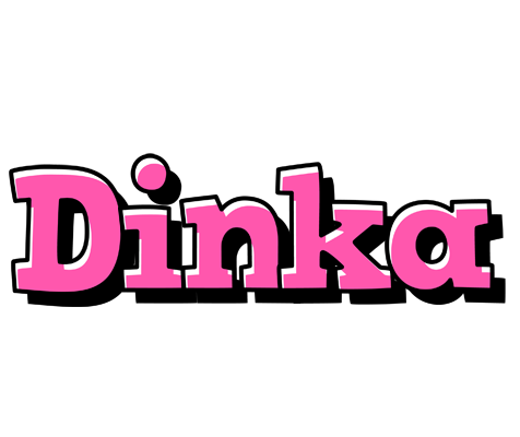 Dinka girlish logo