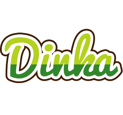 Dinka golfing logo