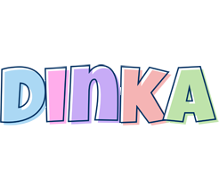 Dinka pastel logo