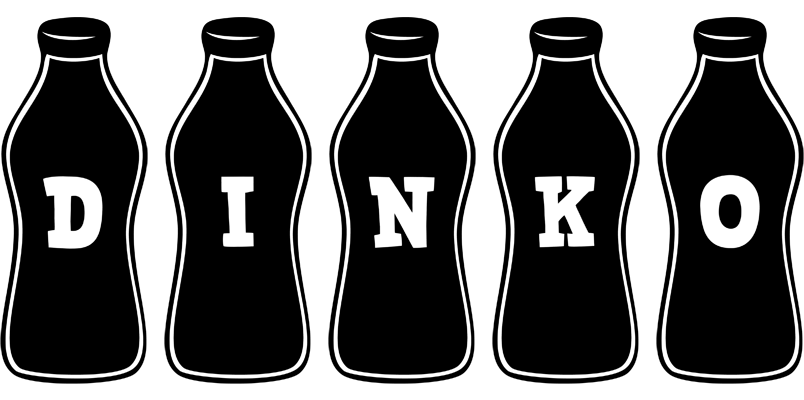 Dinko bottle logo