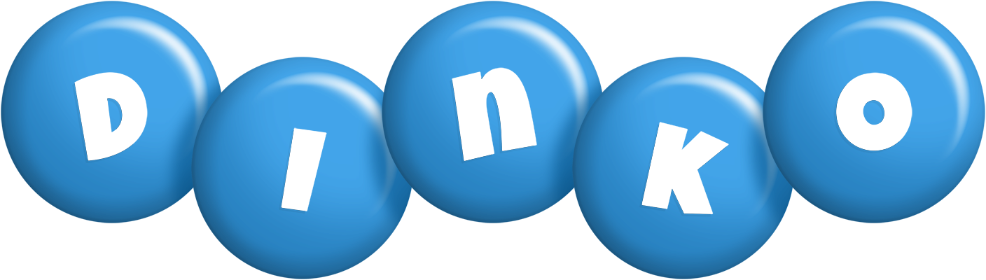 Dinko candy-blue logo