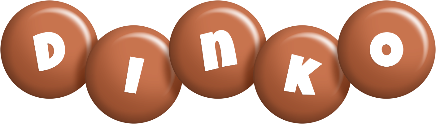 Dinko candy-brown logo