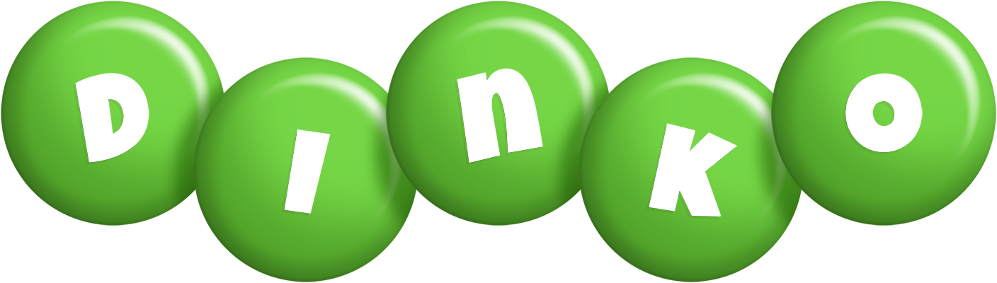 Dinko candy-green logo