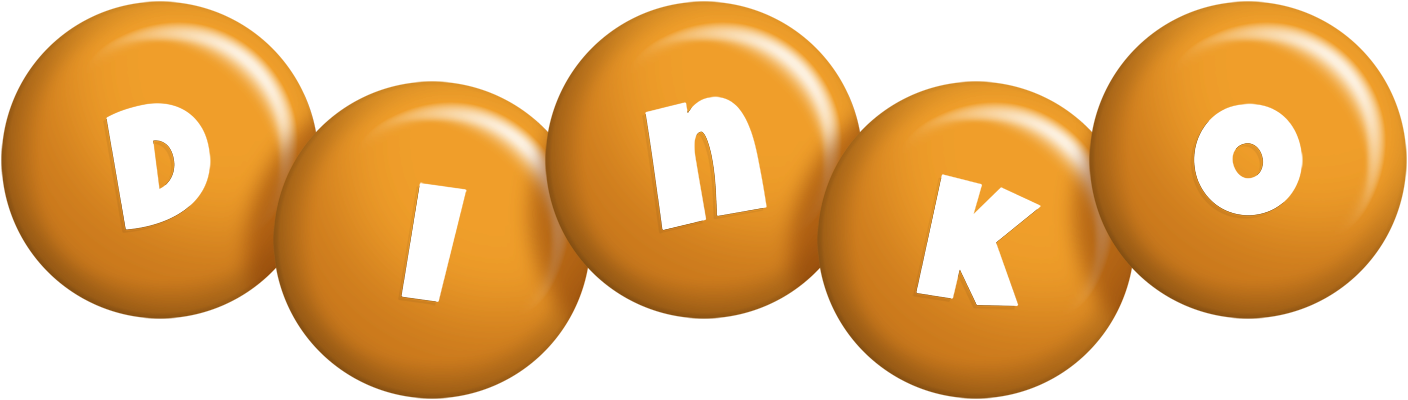 Dinko candy-orange logo