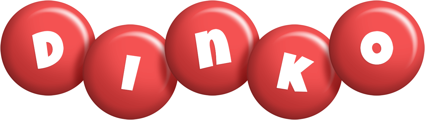 Dinko candy-red logo
