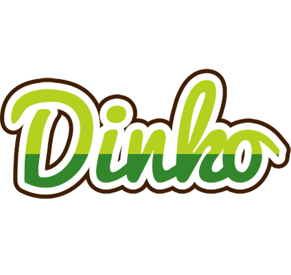 Dinko golfing logo