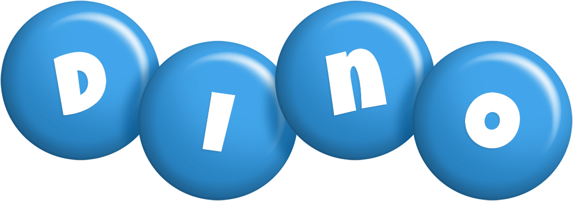 Dino candy-blue logo