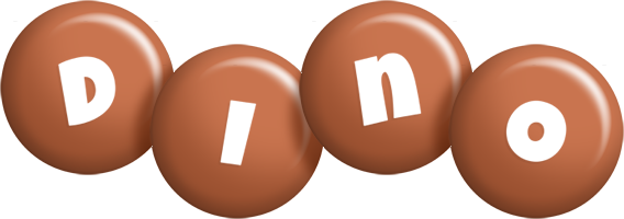 Dino candy-brown logo