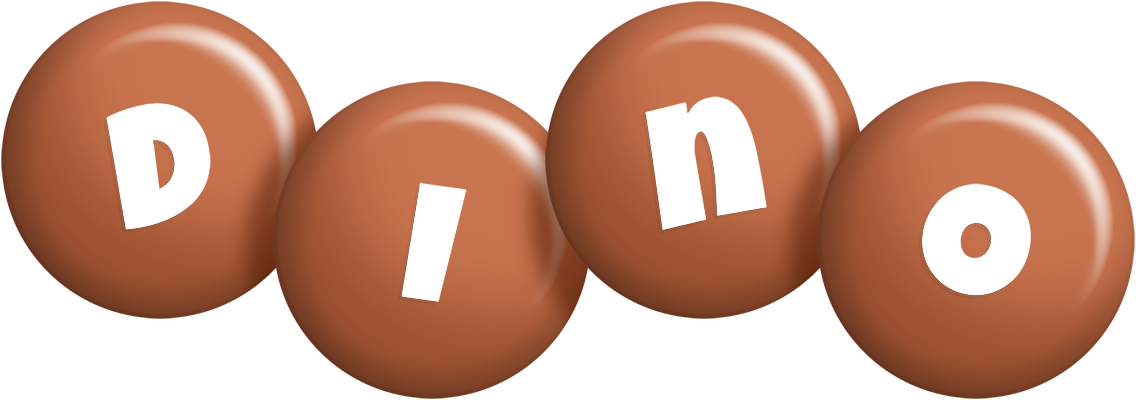Dino candy-brown logo