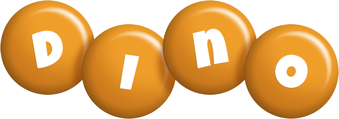 Dino candy-orange logo