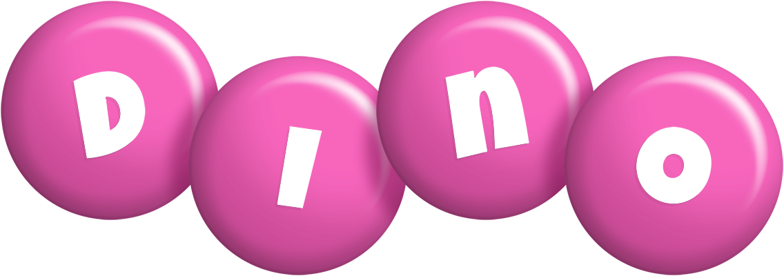 Dino candy-pink logo
