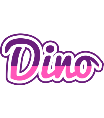 Dino cheerful logo