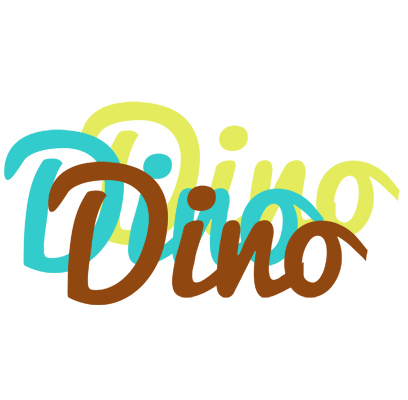 Dino cupcake logo
