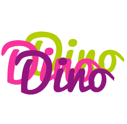 Dino flowers logo