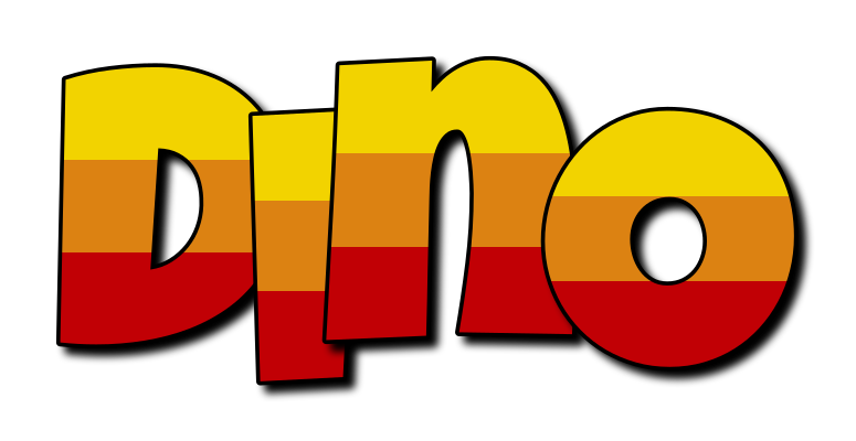 Dino jungle logo