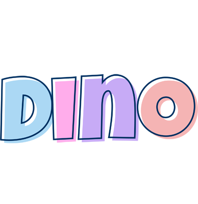 Dino pastel logo