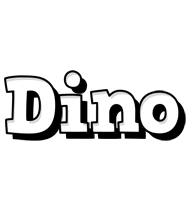 Dino snowing logo